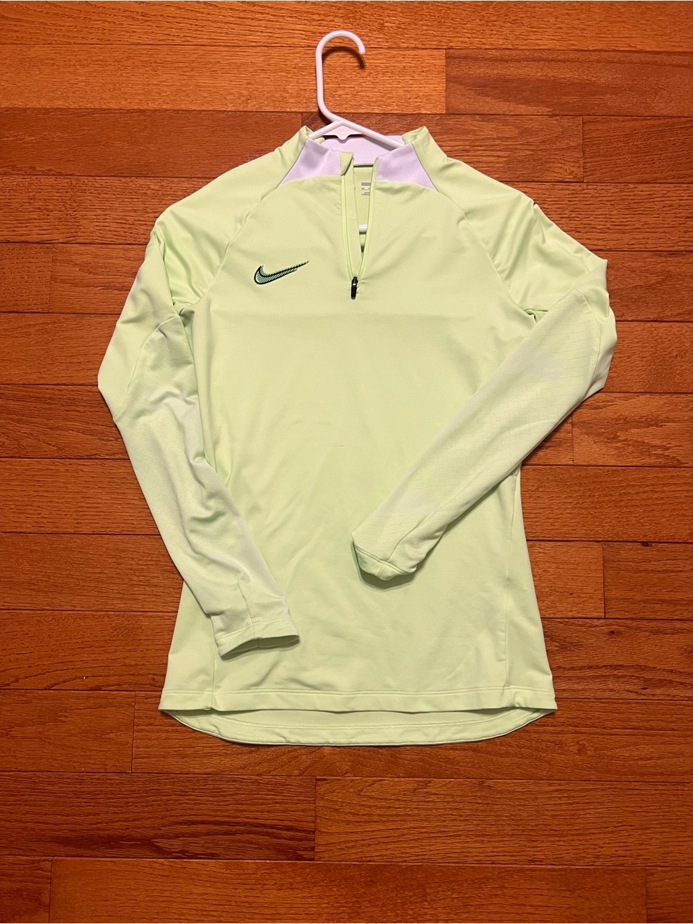 Nike Dri-FIT Strike Drill Top in ghost green